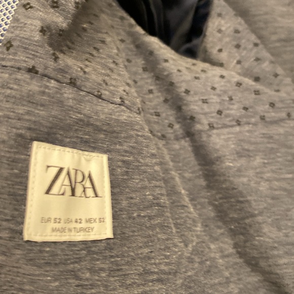 ZARA SPORT COAT BLUE SIZE 42 R PRE OWNED - Picture 7 of 10